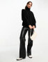 Фото #8 товара Edited cut-out knitted jumper in black