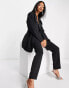 Фото #6 товара ASOS DESIGN tux belted blazer in black
