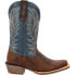 Фото #1 товара Durango Rebel Pro Square Toe Cowboy Mens Blue, Brown Casual Boots DDB0356
