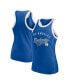 ფოტო #1 პროდუქტის Women's Royal Los Angeles Dodgers Tailsweep Fashion Racerback Rhinestone Tank Top