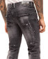 ფოტო #6 პროდუქტის Men's Modern Drip Denim Jeans