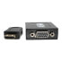 Фото #8 товара Tripp P131-06N HDMI to VGA with Audio Converter Cable Adapter for Ultrabook/Laptop/Desktop PC - (M/F) - 6-in. (15.24 cm) - 0.15 m - HDMI - HD15 - 3.5mm - Male - Female - 1920 x 1200 pixels
