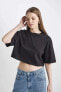 Kadın T-shirt X2381az/bk81 Black