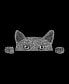 ფოტო #2 პროდუქტის Men's Premium Blend Word Art Peeking Cat T-shirt