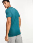 Фото #3 товара Calvin Klein chest logo lounge t-shirt in teal