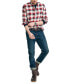 ფოტო #4 პროდუქტის Men's Double Pocket Plaid Flannel Shirts