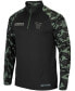 ფოტო #3 პროდუქტის Men's Black Villanova Wildcats OHT Military-Inspired Appreciation Take Flight Raglan Quarter-Zip Jacket