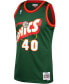 Фото #3 товара Men's Shawn Kemp Green Seattle Supersonics 1995-96 Hardwood Classics Swingman Jersey