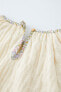 Фото #3 товара Блуза оверсайз из крепа с цветочными деталями ZARA