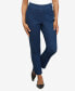 Фото #1 товара Petite Mid-Rise Pull On Straight Leg Denim Pants, Petite & Petite Short