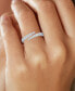 ფოტო #2 პროდუქტის Lab-Created Diamond Wrap Ring (1/4 ct. t.w.) in Sterling Silver