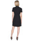 Фото #2 товара Women's Mock-Neck Short-Sleeve Dress