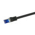 LogiLink Patchkabel Ultraflex Cat.6a S/Ftp schwarz 2 m - Cable - Network