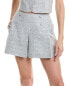 Фото #1 товара Avec Les Filles Tweed Skort Women's Grey 6