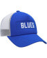 Фото #4 товара Men's Blue, White St. Louis Blues Team Plate Trucker Snapback Hat