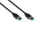 Фото #1 товара Good Connections 2831-AA005S - 0.5 m - USB A - USB A - USB 3.2 Gen 2 (3.1 Gen 2) - 10000 Mbit/s - Black