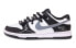 【定制球鞋】 Nike Dunk Low Black 黑白熊猫配色 复古童年纸飞机 解构风 休闲 低帮 板鞋 GS 黑白 / Кроссовки Nike Dunk Low CW1590-100