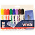 Фото #1 товара MOLIN Bag Of 8 Edding Whiteboard Markers And 1 Viva Eraser