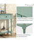 Фото #5 товара Daisy Series Console Table Traditional Design With Two Drawers And Bottom Shelf