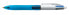 BIC 4 Colours Grip - Clip - Clip-on retractable ballpoint pen - Refillable - Black,Blue,Green,Red - 12 pc(s) - Medium