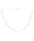 ფოტო #2 პროდუქტის Flexible Strong 2MM .925 Sterling Silver Magic 8-Sided Snake Chain Necklace for Women and Men 24 Inch