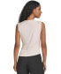 Фото #2 товара Women's High-Neck Ruched-Side Sleeveless Top