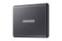 Фото #3 товара Samsung Portable SSD T7 - 500 GB - USB Type-C - 3.2 Gen 2 (3.1 Gen 2) - 1000 MB/s - Password protection - Grey