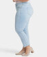 ფოტო #4 პროდუქტის Plus Size Stella Tapered Ankle Jeans