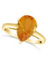 ფოტო #1 პროდუქტის Citrine (2-3/4 ct. t.w.) Ring in 14K Yellow Gold