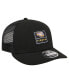 Фото #2 товара Men's Black LSU Tigers Labeled 9Fifty Snapback Hat