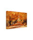 Фото #2 товара David Lloyd Glover The Yellow Leaf Road Canvas Art - 20" x 25"