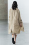 Zw collection oversize faded trench coat