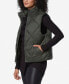 Фото #2 товара Women's Boxy Quilted Vest With Hood