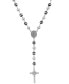 ფოტო #1 პროდუქტის Men's Stainless Steel Prayer Rosary 28" Lariat Necklace