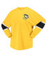 Фото #3 товара Футболка женская Fanatics Pittsburgh Penguins золотого цвета с длинным рукавом