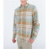 Фото #3 товара Рубашка с длинным рукавом мужская Hurley Portland Organic Коричневый