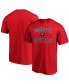 Фото #1 товара Men's Red Washington Capitals Team Victory Arch T-shirt
