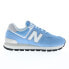 Фото #1 товара New Balance 574 ML574D2A Mens Blue Suede Lace Up Lifestyle Sneakers Shoes 10