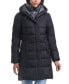 ფოტო #1 პროდუქტის Women's Bibbed Hooded Puffer Coat