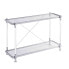 Фото #1 товара 43.31" Glass Sofa Table, Acrylic Side Table, Console Table For Living Roome& Bedroom