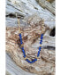 Umbo Statement Necklace 24k gold plated/cobalt - фото #2