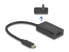 Delock Adapter HDMI Buchse zu USB Type-C Stecker DP Alt Mode 4K mit PD 100