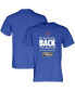 Фото #1 товара Men's Royal Boise State Broncos 2024 NCAA Men's Basketball Tournament March Madness Three-In-A-Row T-Shirt