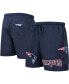 Фото #1 товара Men's Navy New England Patriots Woven Shorts