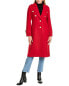 Sam Edelman Single-Breasted Military Wool-Blend Coat Women's