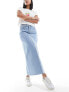 Фото #1 товара JJXX denim maxi skirt in light wash