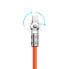 Фото #4 товара Mocny kabel kątowy do iPhone USB-A - Lightning 30W 1m rotacja 180 pomarańczowy