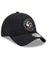 ფოტო #4 პროდუქტის Men's Black Brooklyn Nets 2022/23 City Edition Official 9FIFTY Snapback Adjustable Hat