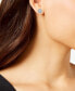 ფოტო #4 პროდუქტის Diamond Cluster Stud Earrings (3/8 ct. t.w.) in 14k White or 14k Gold