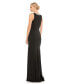 Women's Ieena Embellished Neck Trumpet Gown